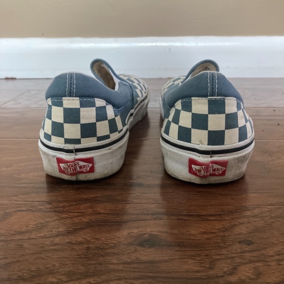 Vans slip on classic checkerboard size 9 mens - Picture 3 of 7